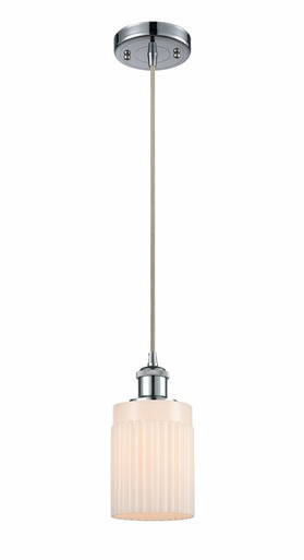 Hadley 1 Light Cord Hung Mini Pendant 9 and 4.5 Inch Wide by Innovations - 516-1P-PC-G341