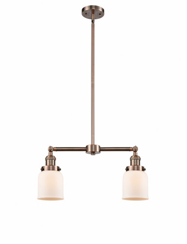 Bell 2 Light Stem Adjustable Island 10 Inch and 21 Inch Wide by Innovations - 209-AC-G51