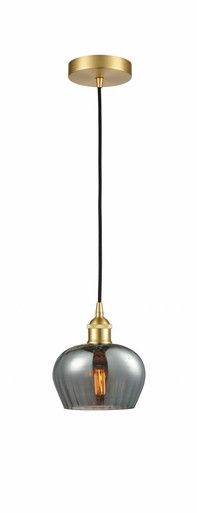 Fenton 1 Light Cord Down Mini Pendant 7.5 and 6.5 Inch Wide by Innovations - 616-1P-SG-G93