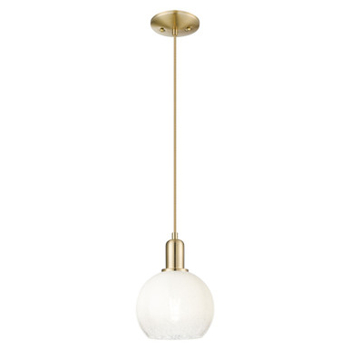 Brookhaven Globe 1 Light Cord Hung Mini Pendant 11.83X8 by Innovations - 716-1P-CB-G483-8OP