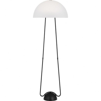 Nido 9W 1 LED Floor Lamp 57.5 x 20 Inches by Visual Comfort Studio - KT1381MBK1
