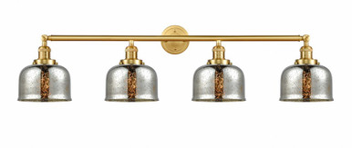 Bell 4 Light Adjustable Bath Vanity 9.75 Inch X 44 Inch Wide by Innovations - 215-SG-G78