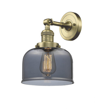 Bell 1 Light Adjustable Wall Sconce 12 Inch and 8 Inch Wide by Innovations - 203-AB-G73