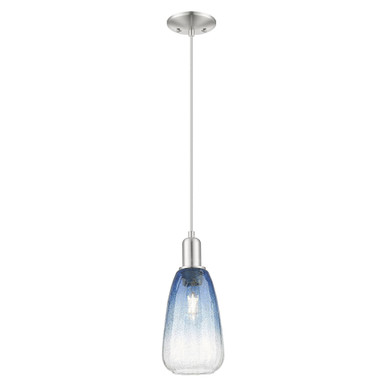 Brookhaven Almond 1 Light Cord Hung Mini Pendant 13.83X6 by Innovations - 716-1P-SN-G480-6SB