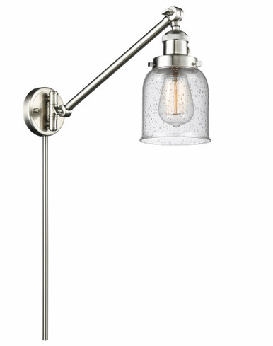 Bell 1 Light Adjustable Swing Arm Wall Sconce 25X5 Inch Wide by Innovations - 237-SN-G54