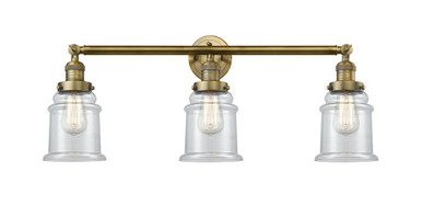 Canton 3 Light Bath Vanity 10 Inch Tall and 30 Inch Wide by Innovations - 205-BB-G182