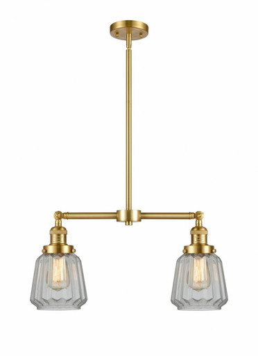 Chatham 2 Light Stem Adjustable Island 10 and 21 Inch Wide by Innovations - 209-SG-G142
