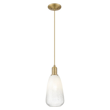 Brookhaven Almond 1 Light Cord Hung Mini Pendant 13.83X6 by Innovations - 716-1P-BB-G480-6OP