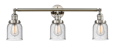 Bell 3 Light Bath Vanity 11 Inch Tall and 30 Inch Wide by Innovations - 205-PN-G54