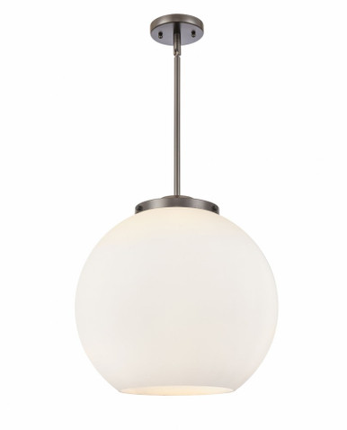 Athens 3 Light Stem Hung Pendant 16.38 X 15.75 Inch Wide by Innovations - 221-3S-OB-G121-16