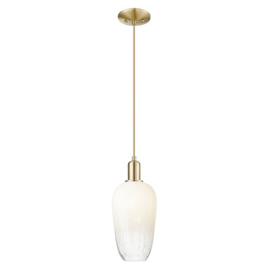 Brookhaven Flute 1 Light Cord Hung Mini Pendant 15.83X7 by Innovations - 716-1P-CB-G484-7OP