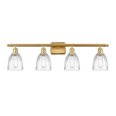 Brookfield 4 Light Bath Vanity 10.38 and 35.75 Inch Wide by Innovations - 516-4W-SG-G442
