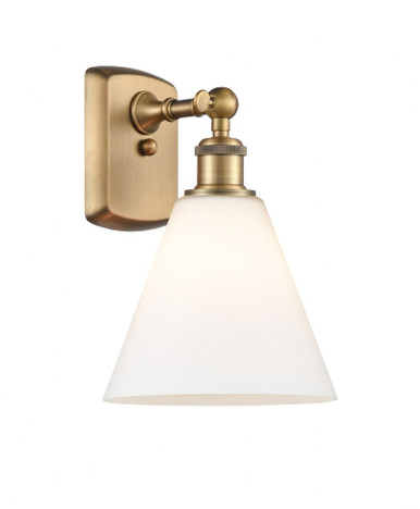 Berkshire Glass 1 Light Wall Sconce 11 Inch and 8 Inch Wide by Innovations - 516-1W-BB-GBC-81
