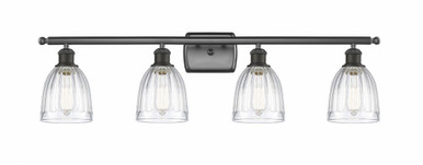 Brookfield 4 Light Bath Vanity 10.38 and 35.75 Inch Wide by Innovations - 516-4W-OB-G442