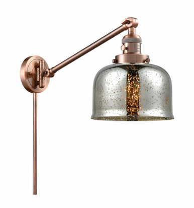Bell 1 Light Adjustable Swing Arm Down Wall Sconce 25X8 Inch by Innovations - 237-AC-G78