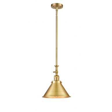 Briarcliff 1 Light Steel Small Pendant by Innovations - 206-SG-M10-SG