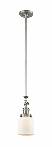 Bell 1 Light Adjustable Mini Pendant 11.63 X 5 Inch Wide by Innovations - 206-SN-G51