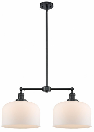 Bell 2 Light Stem Adjustable Large Island 10 X 21 Inch Wide by Innovations - 209-OB-G71-L