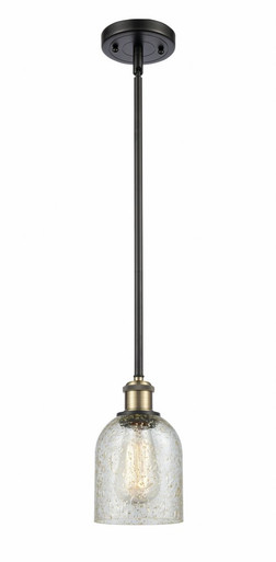 Caledonia 1 Light Mini Pendant 9 Inch Tall and 5 Inch Wide by Innovations - 516-1S-BAB-G259