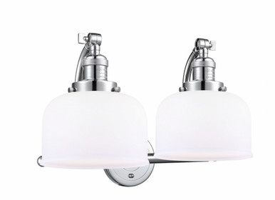 Bell 2 Light Adjustable Bath Vanity 12 Inch and 18 Inch Wide by Innovations - 515-2W-PC-G71