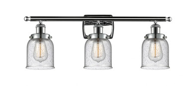 Bell 3 Light Bath Vanity 12 Inch Tall and 26 Inch Wide by Innovations - 916-3W-PC-G54