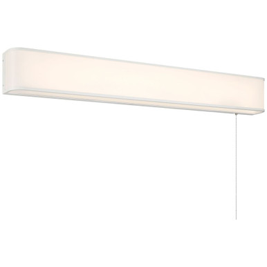 Bell 20W 3 LED Wall Sconce 6.5 Inch Tall and 51 Inch Wide by Access - 61011-WH/ACR