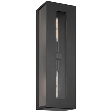 Chatham 2 Light Outdoor Wall Sconce 19 Inch Tall and 6 Inch Wide by Access - 19973MG-BL/CLR