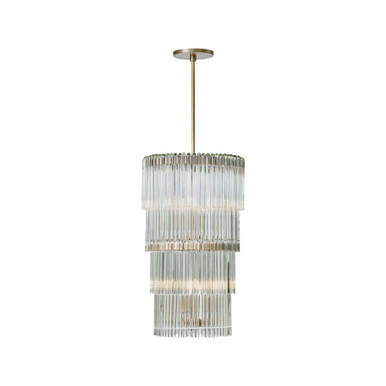 Lila 6 Light Pendant 26 Inch Tall and 14 Inch Wide by Varaluz - 574P06ATB
