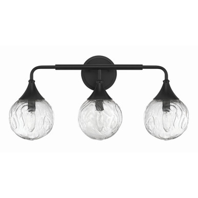 Reflection 3 Light Bath Vanity 11 Inch Tall and 24 Inch Wide by Craftmade - 61203