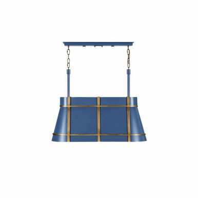 Brasserie 3 Light Linear Pendant 16.5 Inch Tall X 32.5 Inch Wide by Varaluz - 536N03FBBRZ