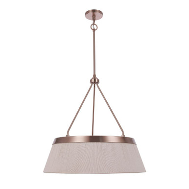 Yates 6 Light Pendant 24 Inch Tall and 24 Inch Wide by Craftmade - 61696-CPZ
