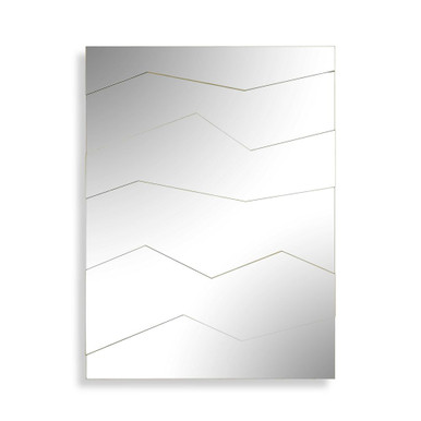 Fracture Segmented Panel Mirror 48 Inch Tall and 36 Inch Wide by Uttermost - 08403