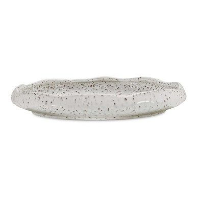 Stardust Ripple Indoor Outdoor Bowl 3 Inch Tall X 18 Inch Wide by Uttermost - 18331