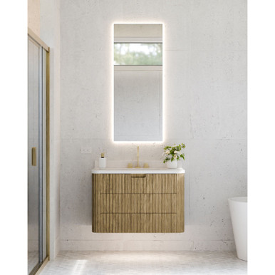Serenity 79W Lighted Mirror 60 Inch Tall X 20 Inch Wide by Electric Mirror - SER-2060