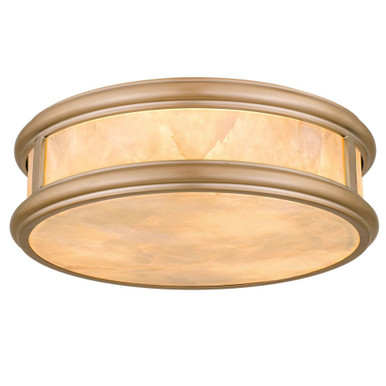 Colette 31W LED Flush Mount 5 Inch Tall and 16.25 Inch Wide by Quoizel - COLE1616