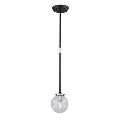 Vero Modo 1 Light Pendant 6.5 Inch Tall and 5 Inch Wide by Artcraft - AC11431CL