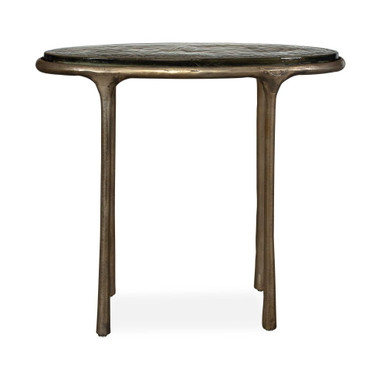 Ata Oval Accent Table 22 Inch Tall and 24 Inch Wide by Uttermost - 50615