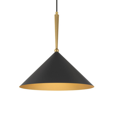 Cortan 1 Light Pendant 16.5 Inch Tall and 16 Inch Wide by Minka Lavery - 10315-855