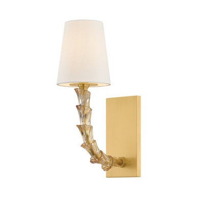 Calumet 1 Light Wall Sconce 16.25 Inch and 5.5 Inch Wide by Hudson Valley - 6841-AGB