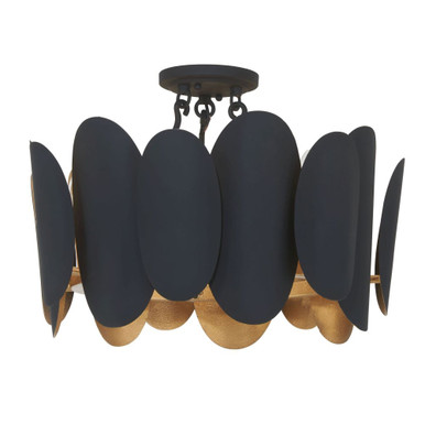 Vailen 7 Light Semi Flush Mount 14.5 Inch and 20 Inch Wide by Minka Lavery - 1417-897