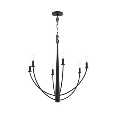 Jheni 6 Light Chandelier 28 Inch Tall and 28 Inch Wide by Progress - P400459