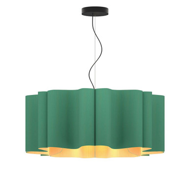 Paulina 80 1 Light Pendant 13 Inch Tall and 31.5 Inch Wide by Bruck - WEPPAU/80