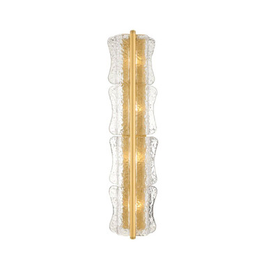 Fosterdale 4 Light Wall Sconce 36.25 and 8.25 Inch Wide by Hudson Valley - 1374-AGB