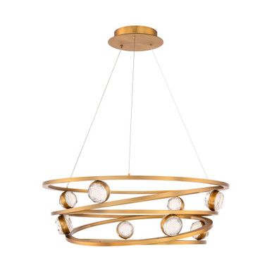 Wraparound 4.5W 8 LED Pendant 8.9 Inch and 29 Inch Wide by Schonbek Beyond - BPD40629