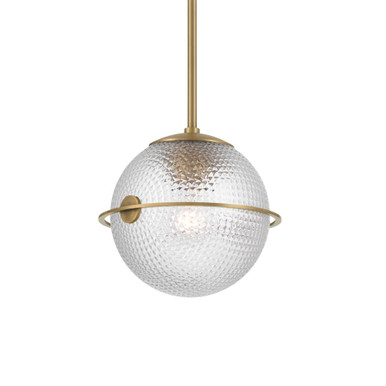 Luniva 1 Light Mini Pendant 8.25 Inch Tall and 9 Inch Wide by Minka Lavery - 10125-732