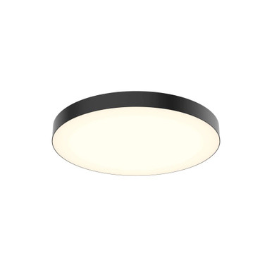 Fusion 50W 1 LED Flush Mount 1.5 Inch Tall and 21 Inch Wide by DALS - TLFM21-CC-BK
