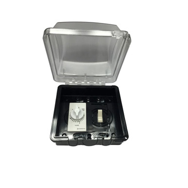 Weatherproof Enclosure with 4Hour Timer & On/Off control by Detroit Radiant - WEP-TS