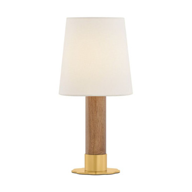 Meadowbrook 8W 1 LED Rechargeable Table Lamp 14.25 Inch by Hudson Valley - L4321-AGB