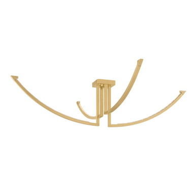 Frankfurt 47W 4 LED Semi Flush Mount 14.5 Inch and 60 Inch Wide by Corbett - 567-60-VB