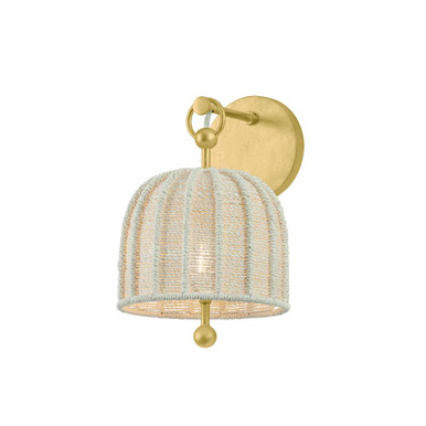 Lonnie 1 Light Wall Sconce 12 Inch Tall and 7.5 Inch Wide by Troy - B1611-VGL